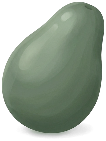 An illustrated avocado